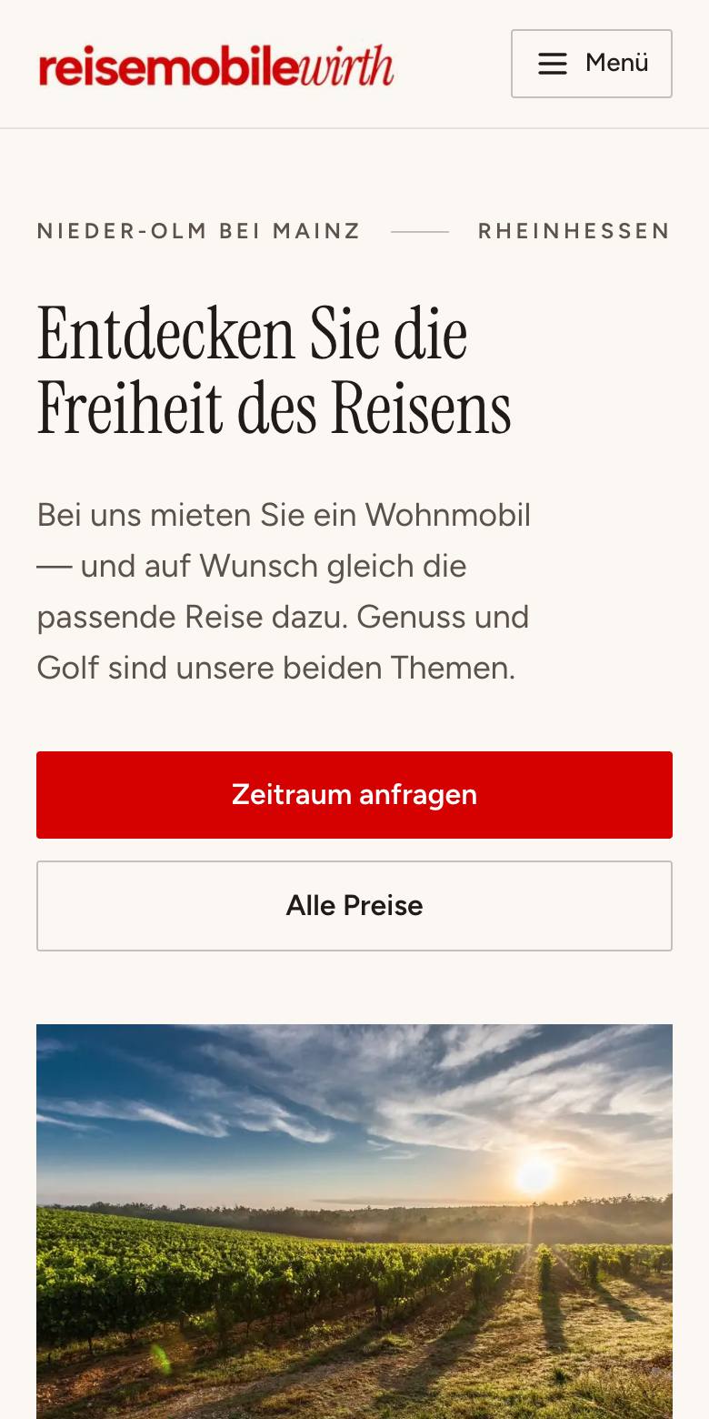 Die neue Seite am Handy